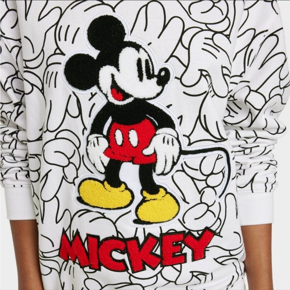 NWT XL Mickey Mouse Varsity Sweatshirt Disney 100 Shirt icon Disney world Tshirt